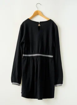 Robe Mi-longue Teddy Smith Noir Manches Longues