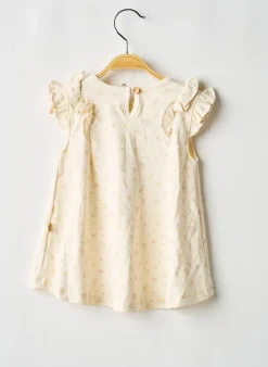 Robe Mi-longue Uaua Beige Sans Manche