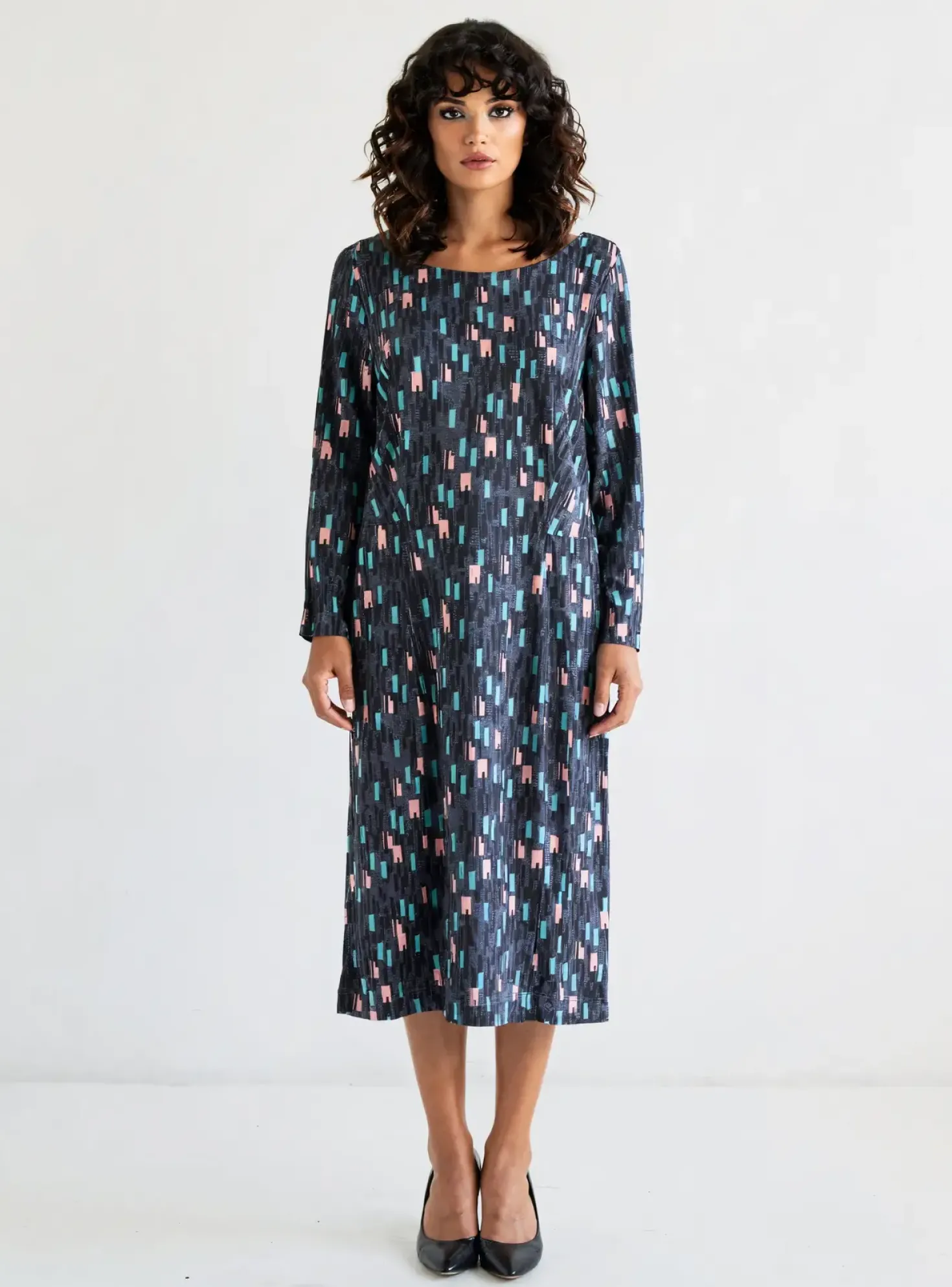 Robe Mi-longue White Stuff Bleu Manches Longues