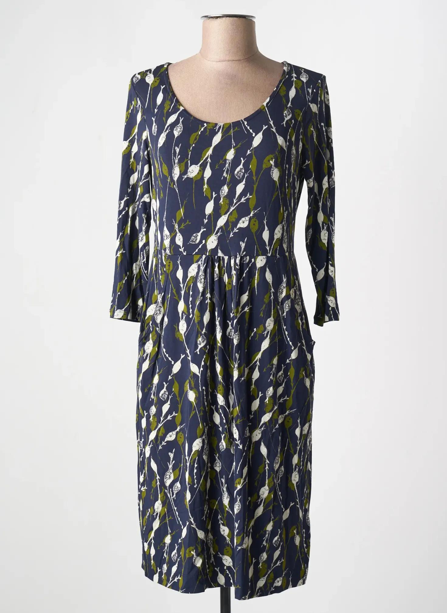 Robe Mi-longue White Stuff Bleu Manches Longues
