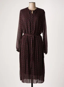Robe Mi-longue Yest Noir Manches Longues
