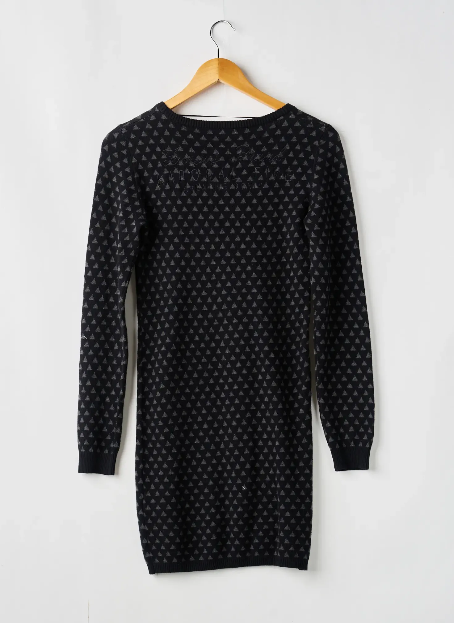 Robe Pull Kaporal Noir Manches Longues