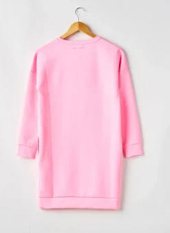 Robe Pull Karl Lagerfeld Rose Manches Longues