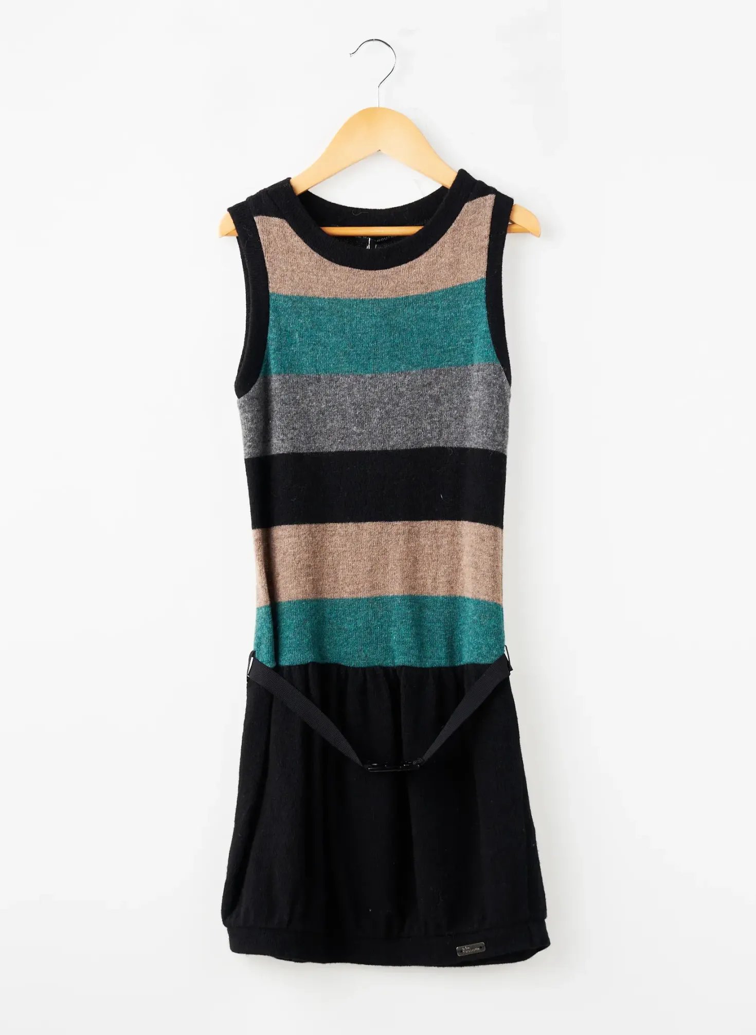 Robe Pull La Fee Maraboutee Noir Sans Manche