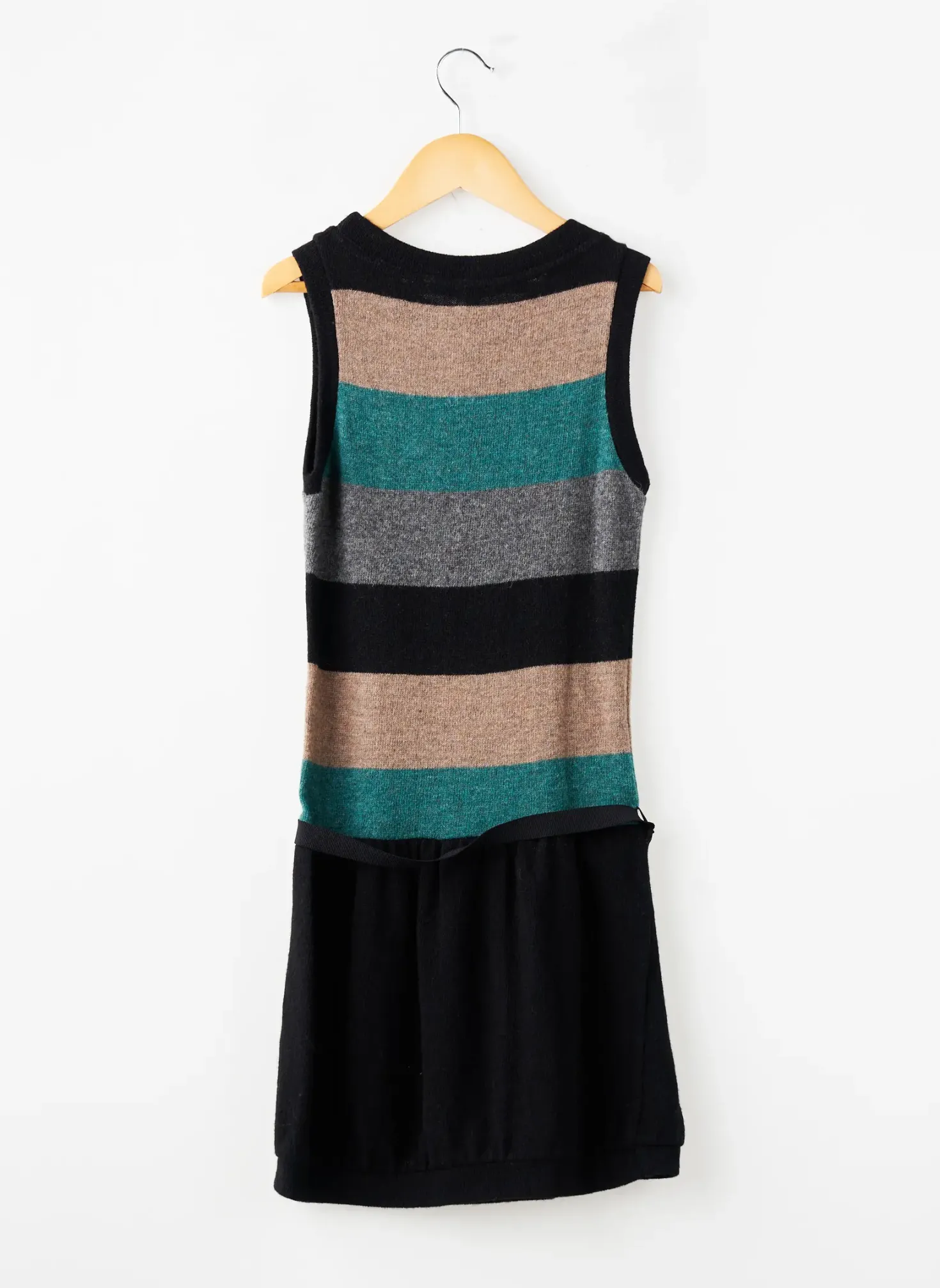 Robe Pull La Fee Maraboutee Noir Sans Manche