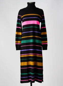 Robe Pull Lola Espeleta Noir Manches Longues
