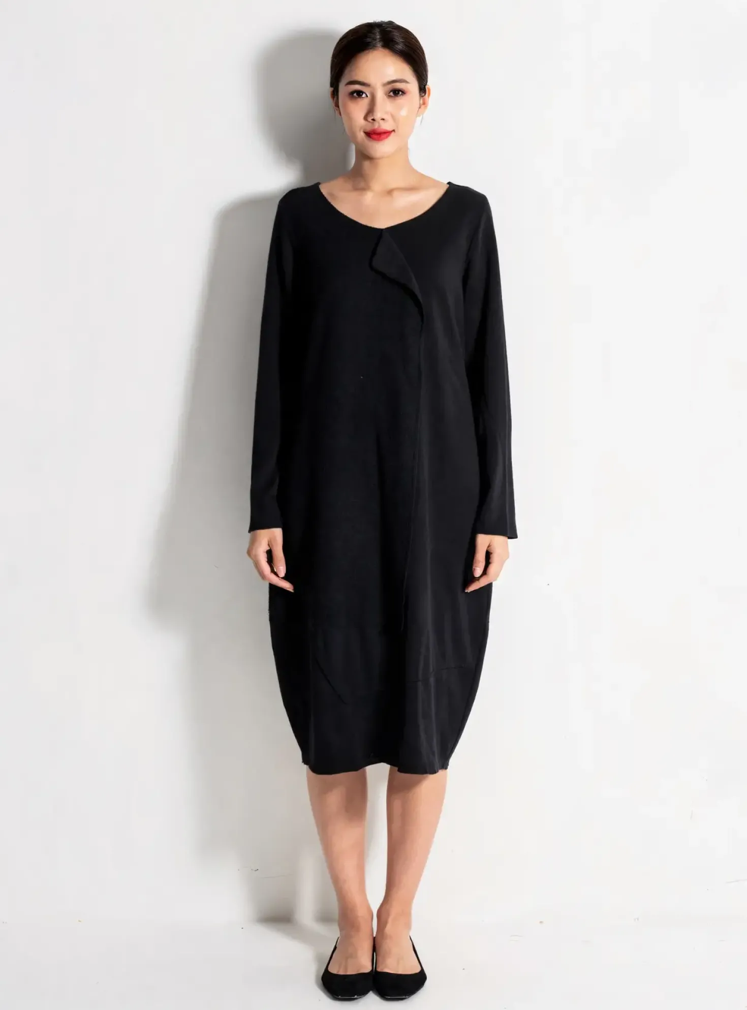 Robe Pull Luukaa Noir Manches Longues