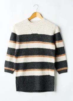 Robe Pull Mayoral Beige Manches Longues