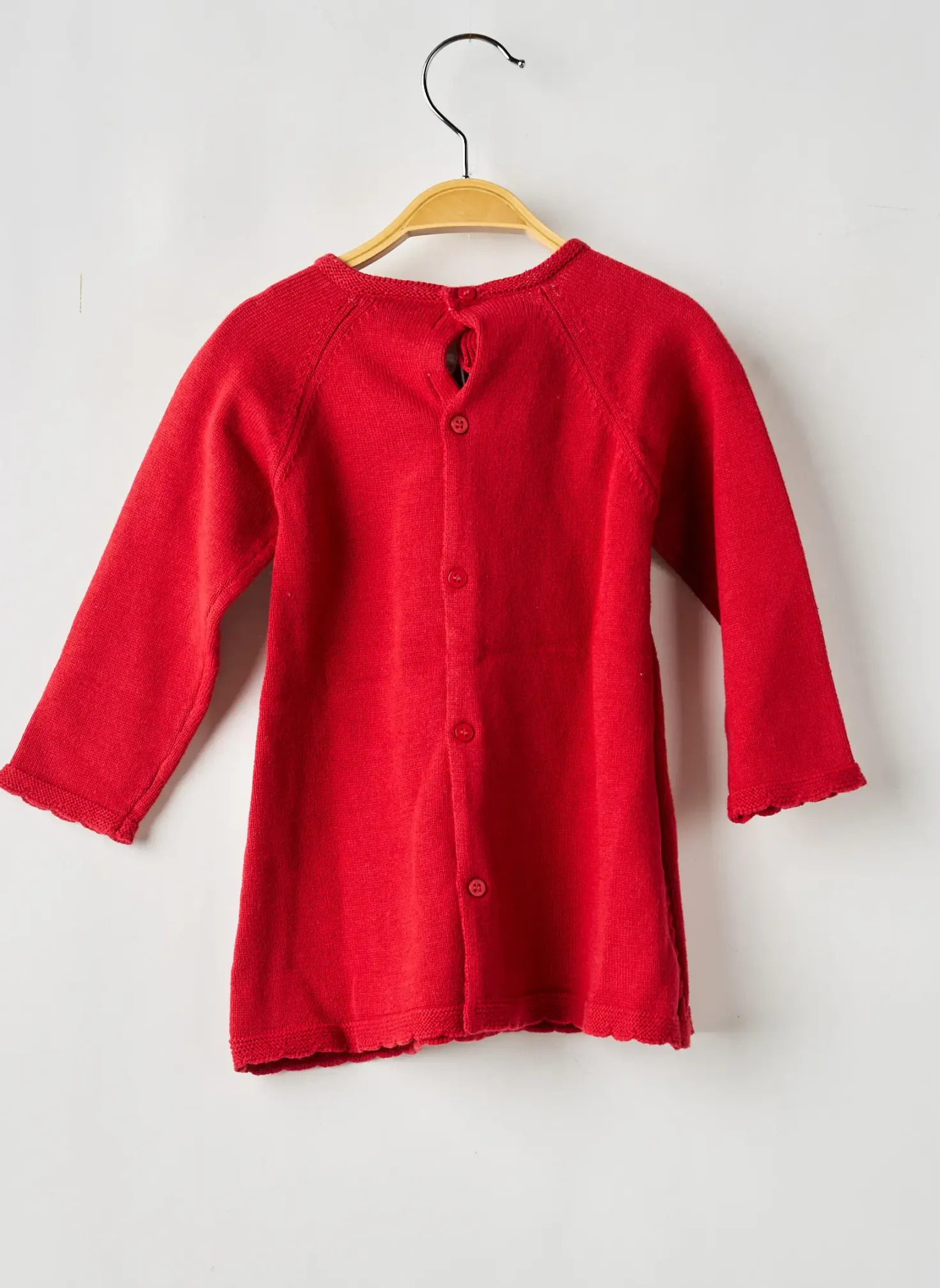Robe Pull Mayoral Rouge Manches Longues
