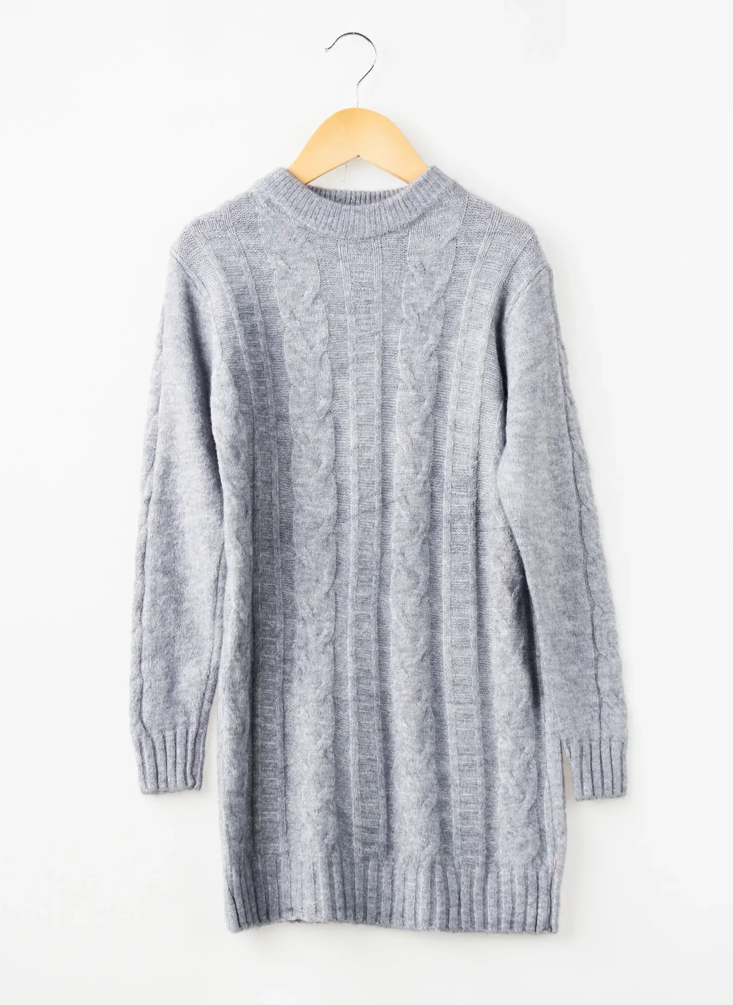Robe Pull Orkid's Gris Manches Longues