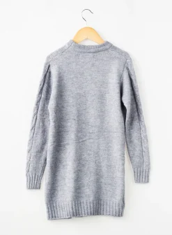 Robe Pull Orkid's Gris Manches Longues