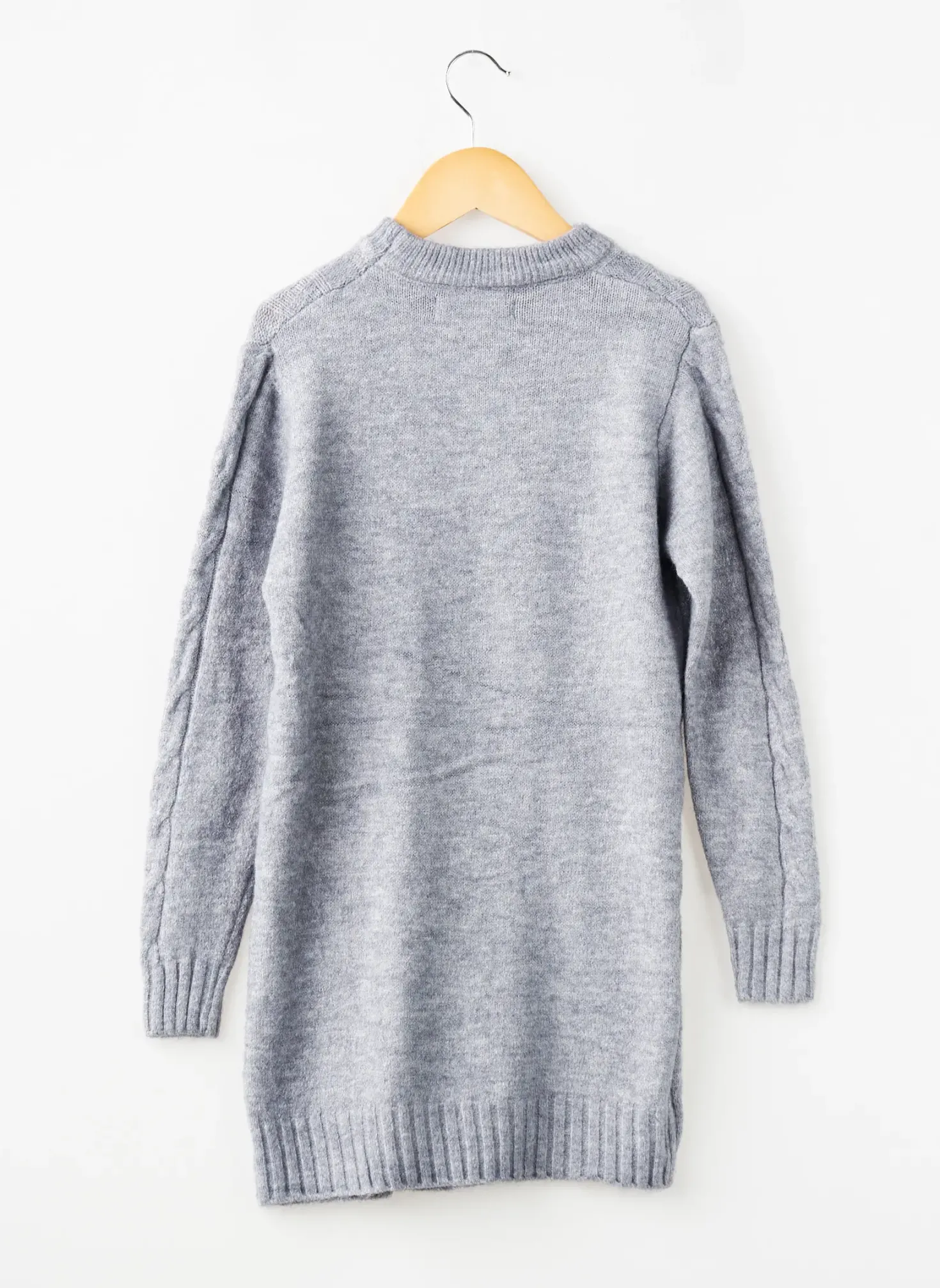 Robe Pull Orkid's Gris Manches Longues