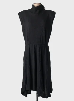 Robe Pull Semiology Noir Manches Courtes