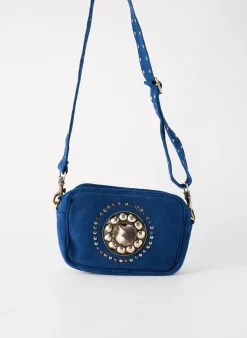 Sac Flower Market Bleu Forme Rectangulaire