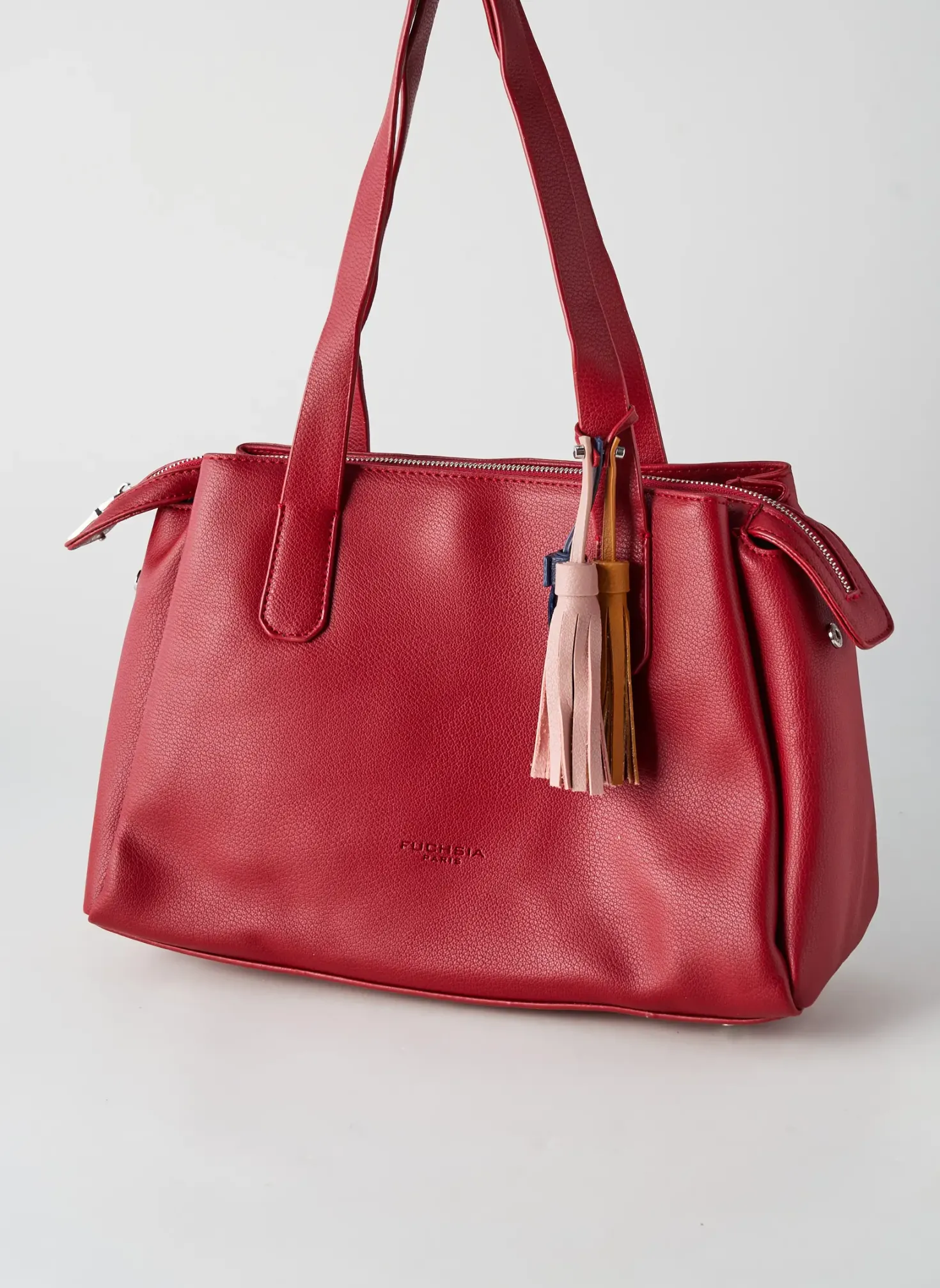 Sac Fuchsia Rouge Forme Rectangulaire