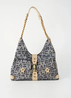 Sac Lancaster Bleu Forme Rectangulaire