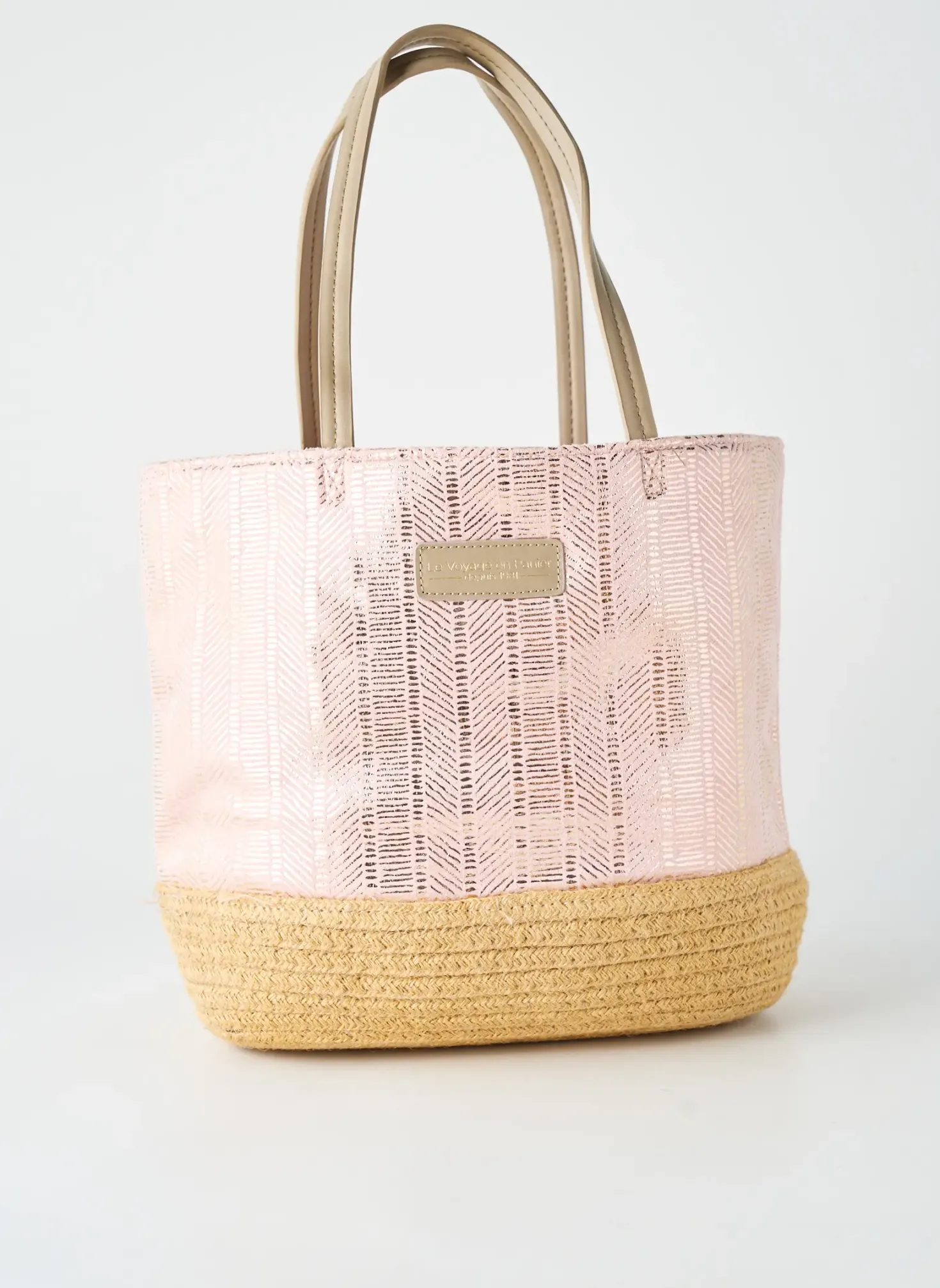 Sac Le Voyage En Panier Rose Forme Plage
