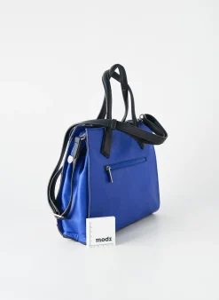 Sac Patrick Blanc Bleu Forme Rectangulaire