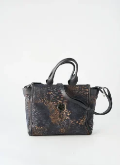 Sac Patrick Blanc Noir Forme Rectangulaire