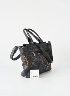 Sac Patrick Blanc Noir Forme Rectangulaire