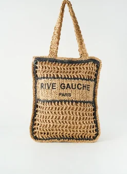 Sac Rive Gauche Noir Forme Rectangulaire
