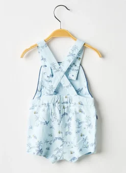 Salopette Carrement Beau Bleu Sans Manche