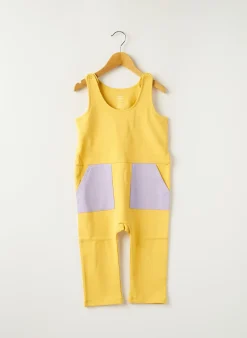 Salopette Hello Elaé Jaune Sans Manche