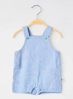 Salopette Moulin Roty Bleu Sans Manche