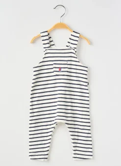 Salopette Petit Bateau Bleu Fines Bretelles