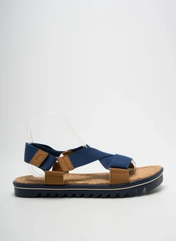 Sandales/nu Pieds Armistice Bleu Bout Ouvert