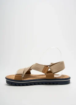 Sandales/nu Pieds Armistice Beige Bout Ouvert