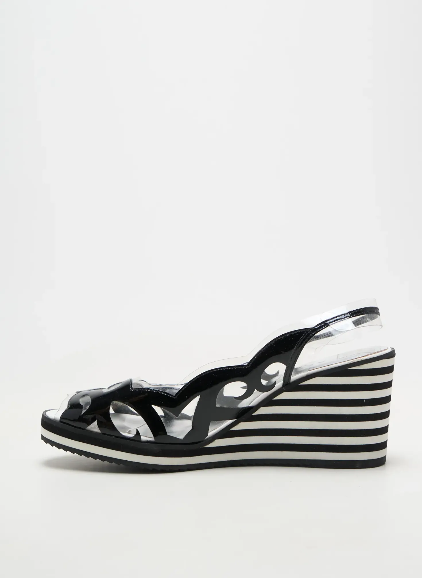 Sandales/nu Pieds Azuree Noir Talon De 7 À 9cm