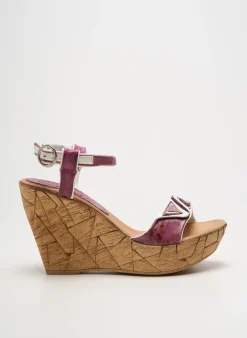 Sandales/nu Pieds Bertuchi Violet Talon Haut De 10cm Et Plus