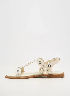 Sandales/nu Pieds Bibi Lou Beige Talon Plat Jusqu'à 3cm