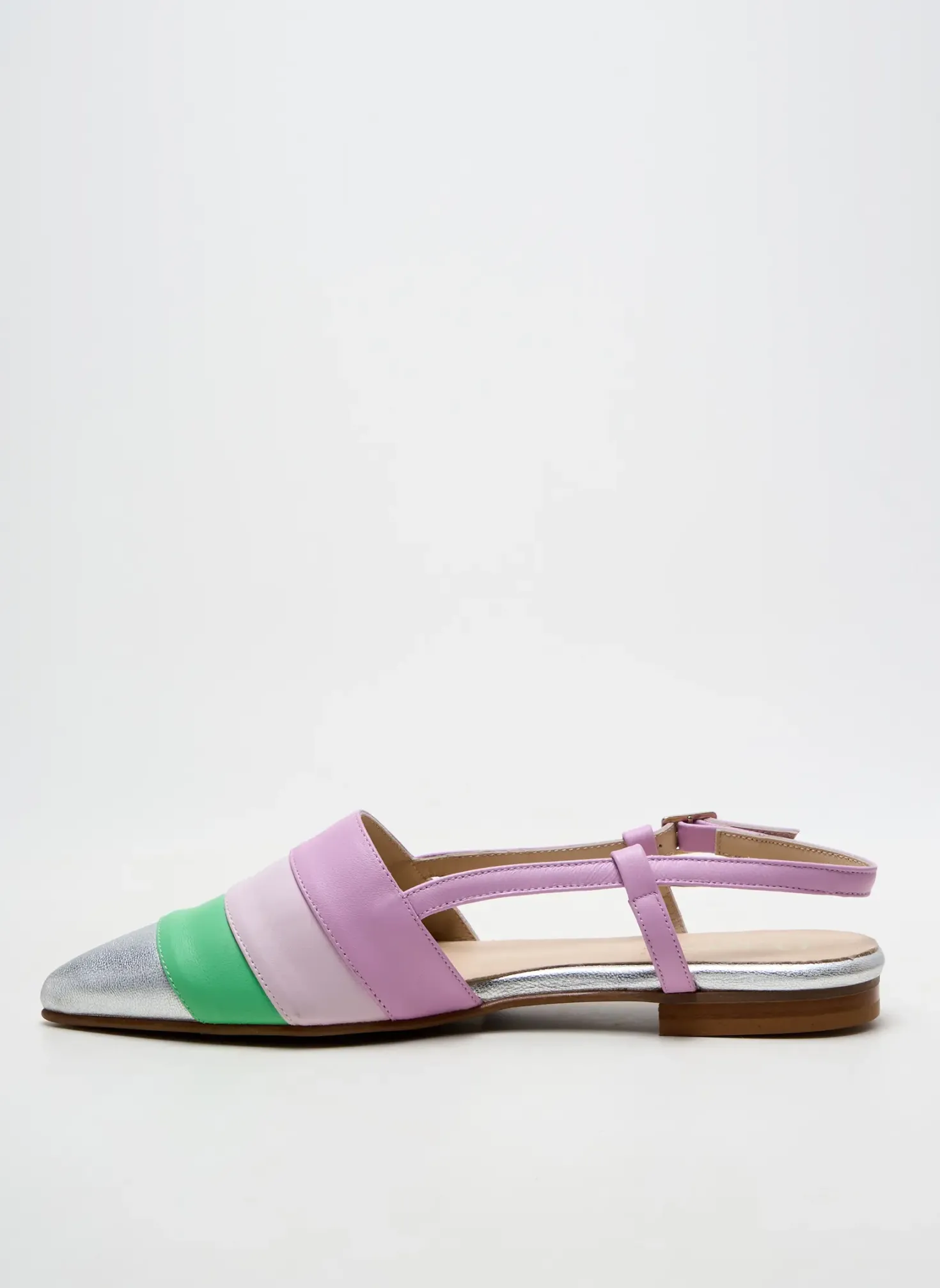 Sandales/nu Pieds Dansi Violet Talon Plat Jusqu'à 3cm