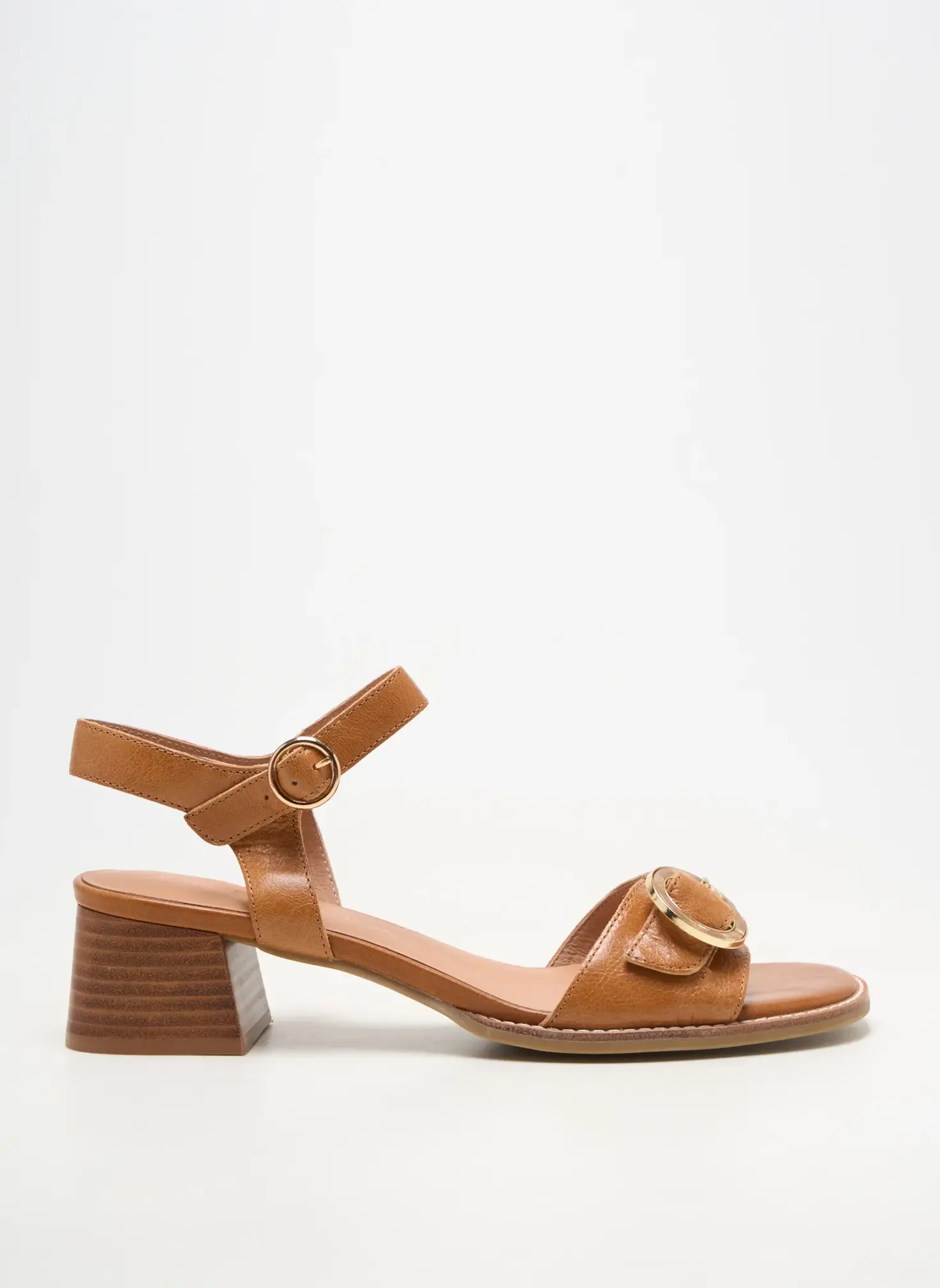 Sandales/nu Pieds Emilie Karston Marron Talon De 4 À 6cm