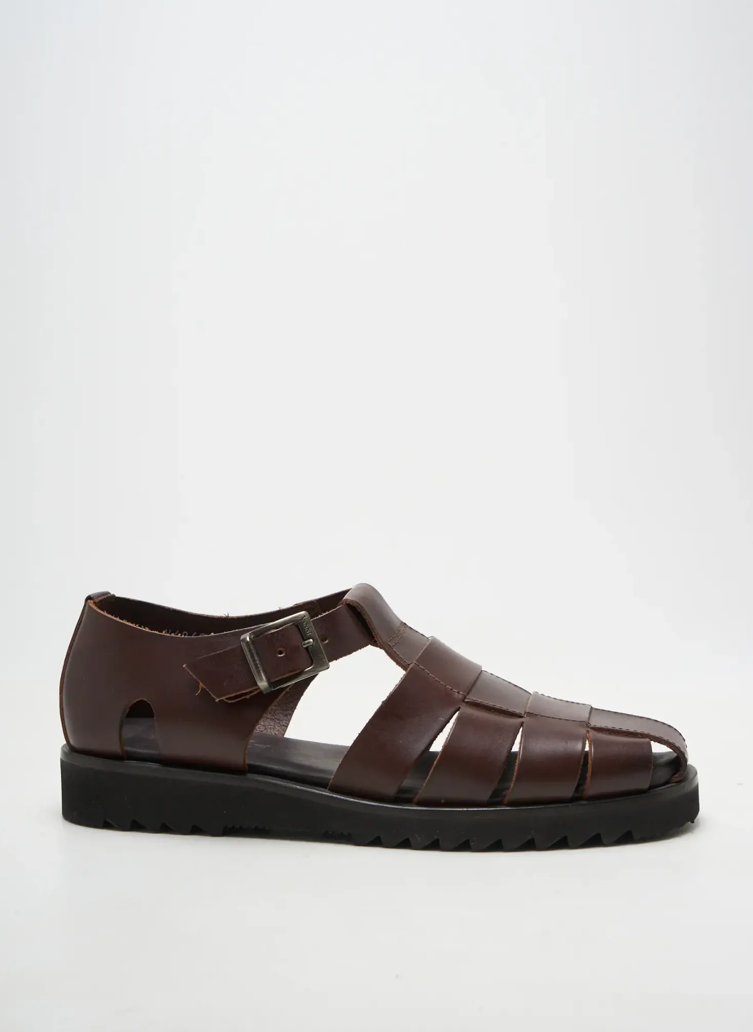 Sandales/nu Pieds Fratelli Vanni Marron Bout Rond