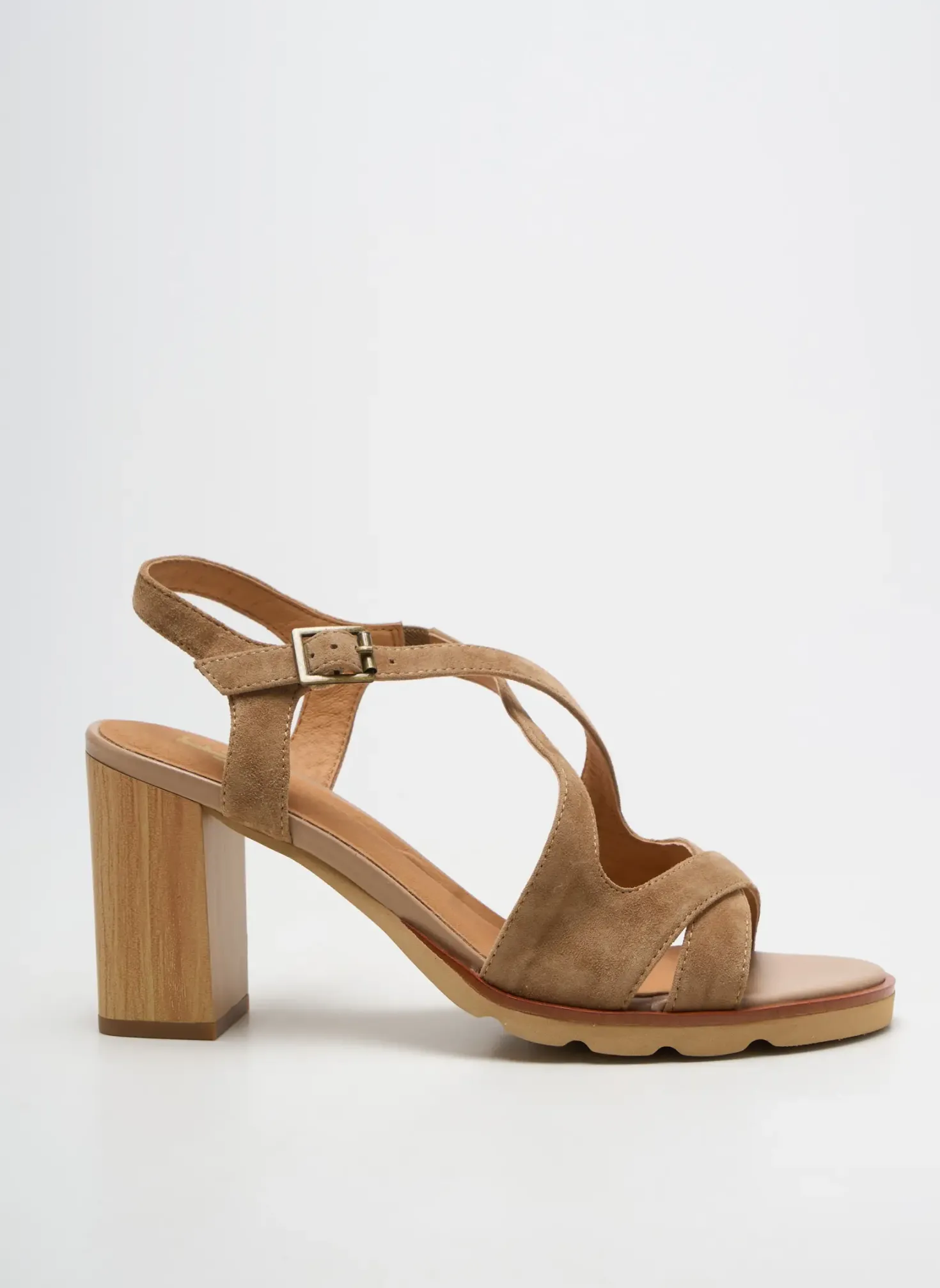 Sandales/nu Pieds Fugitive By Francesco Rossi Marron Talon De 7 À 9cm