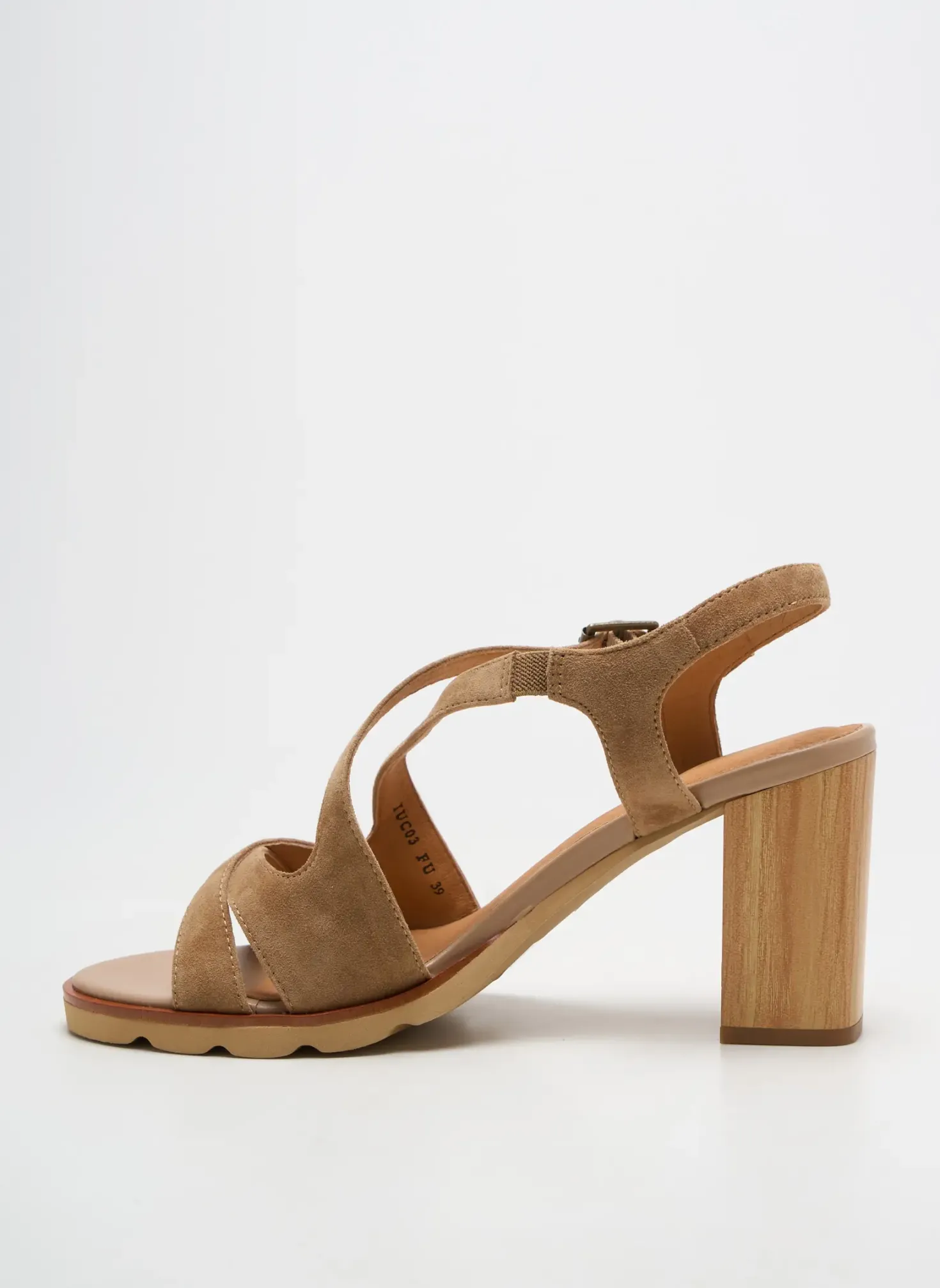 Sandales/nu Pieds Fugitive By Francesco Rossi Marron Talon De 7 À 9cm