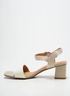 Sandales/nu Pieds Fugitive By Francesco Rossi Beige Talon De 4 À 6cm