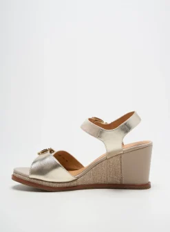 Sandales/nu Pieds Fugitive By Francesco Rossi Or Talon De 7 À 9cm