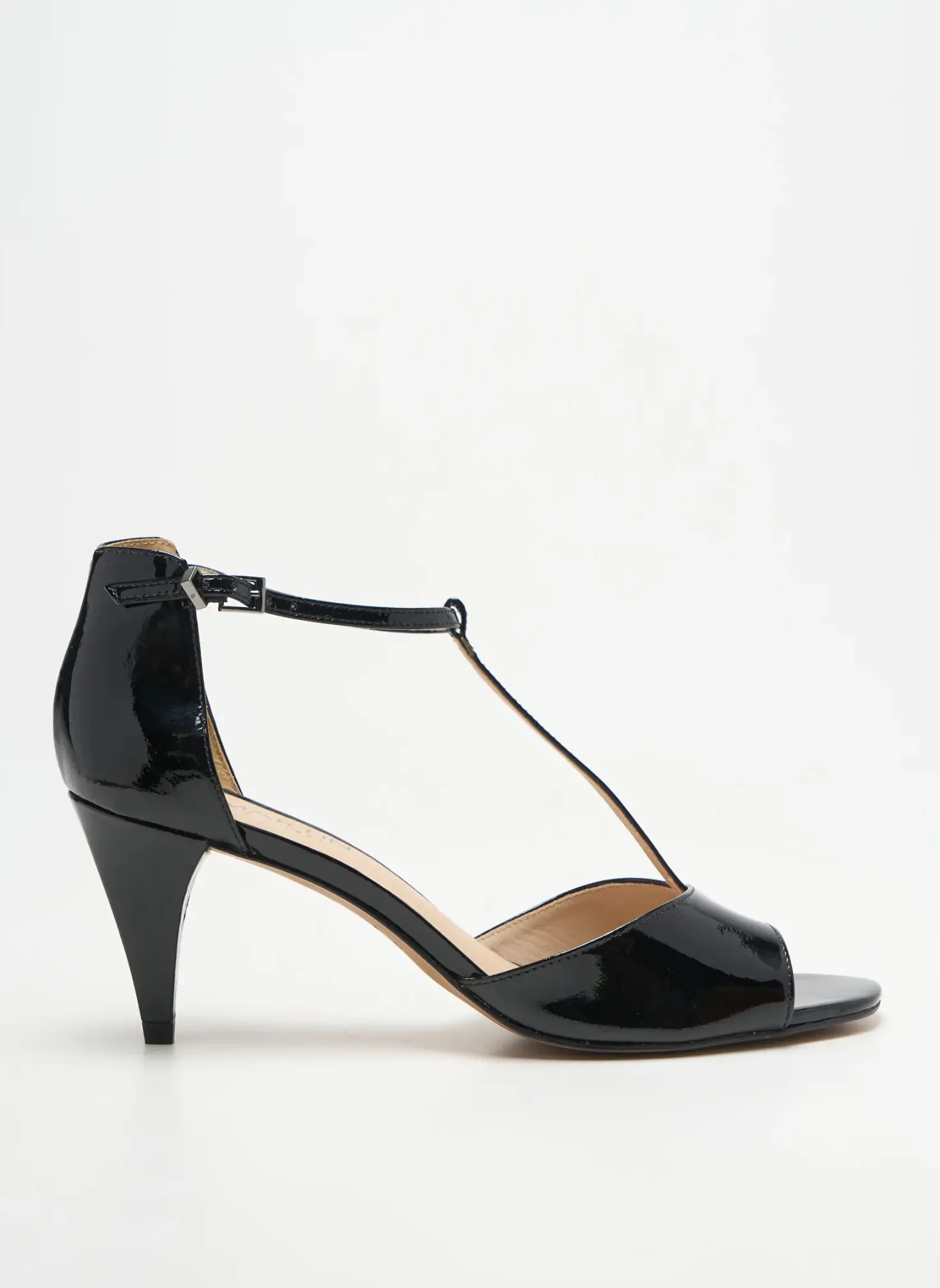 Sandales/nu Pieds Jb Martin Noir Talon De 7 À 9cm