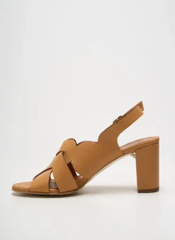 Sandales/nu Pieds Jhay Marron Talon De 7 À 9cm