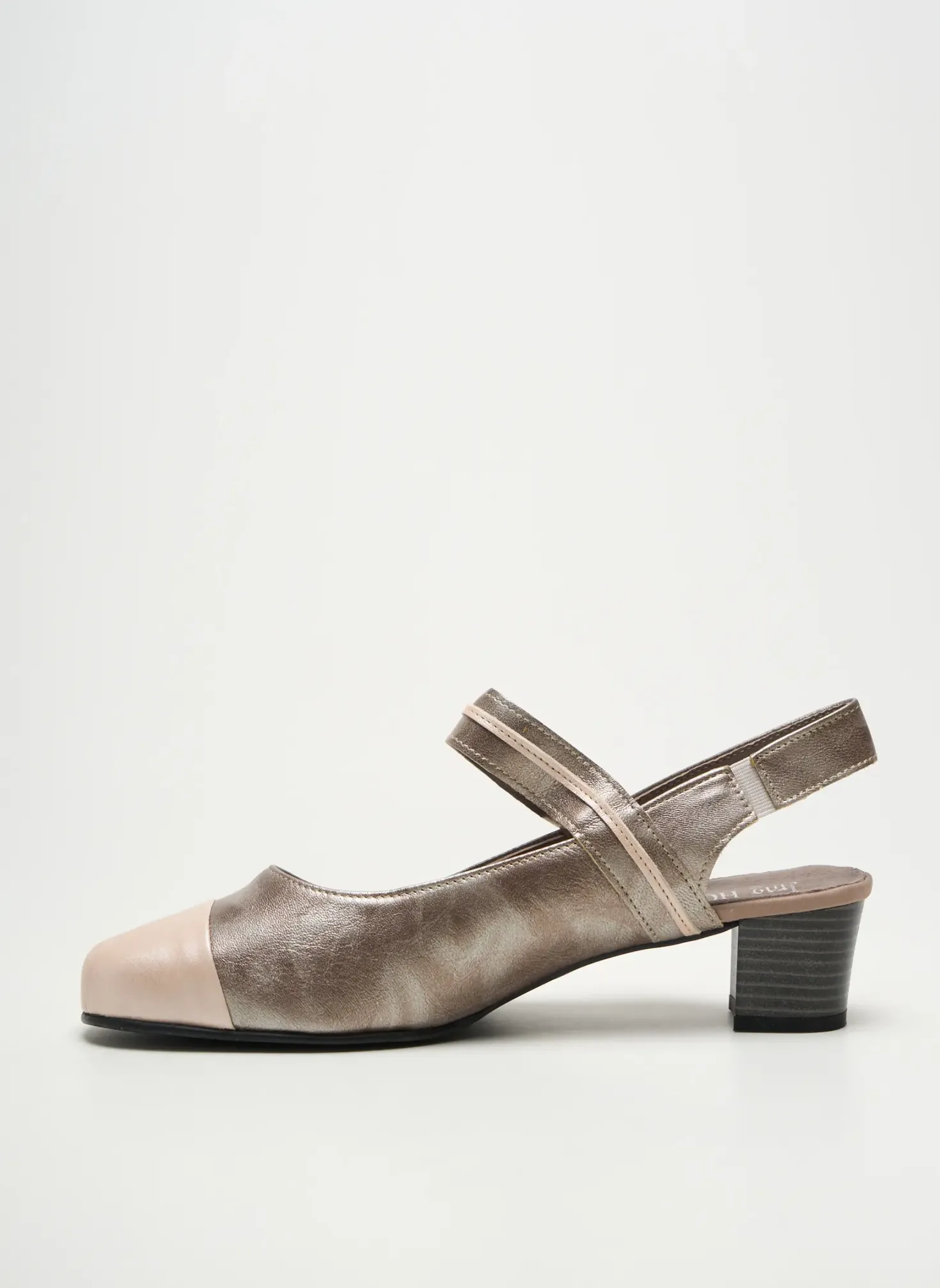 Sandales/nu Pieds Jmg Houcke Argent Talon De 4 À 6cm