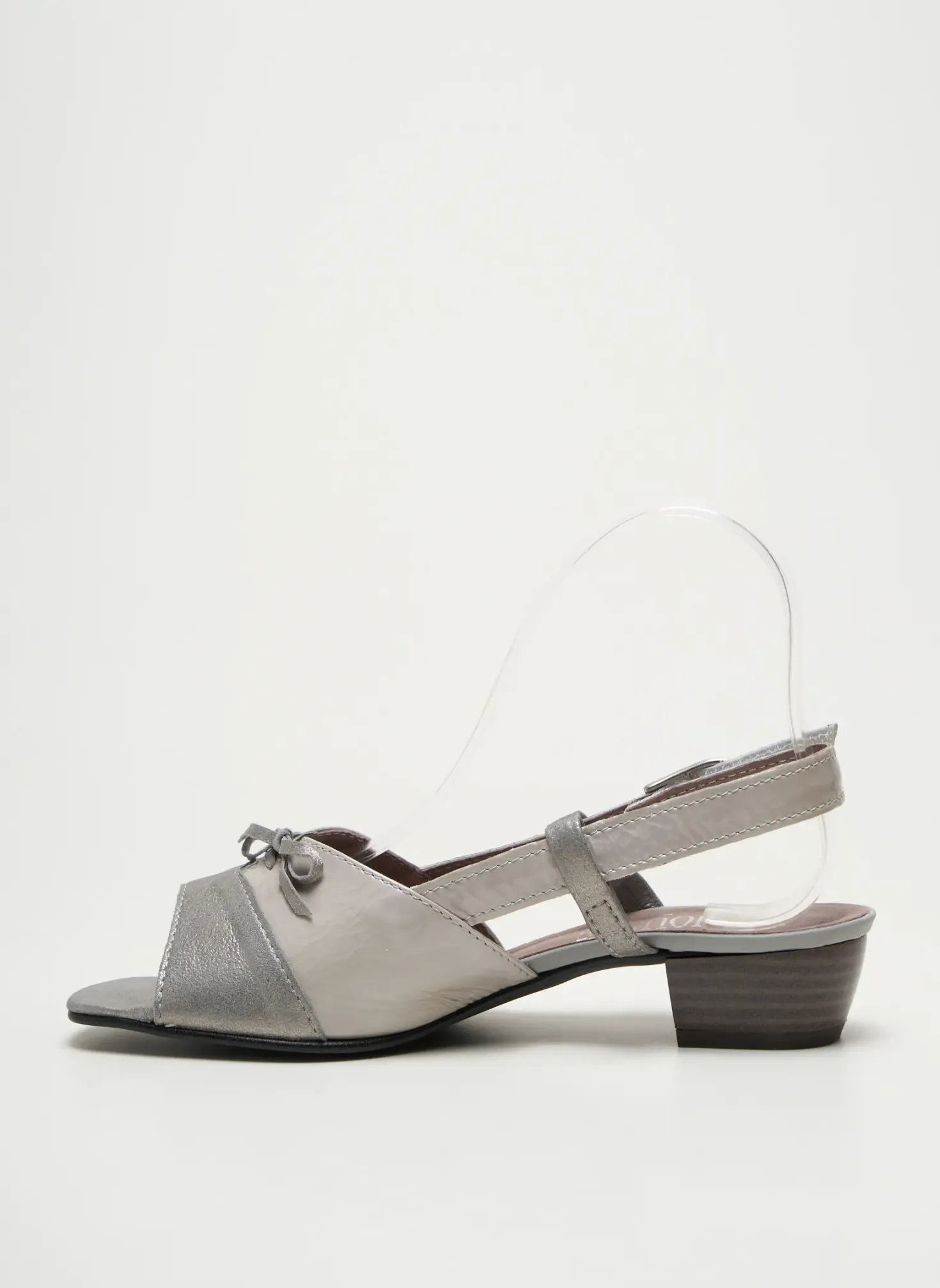 Sandales/nu Pieds Jmg Houcke Gris Talon Plat Jusqu'à 3cm