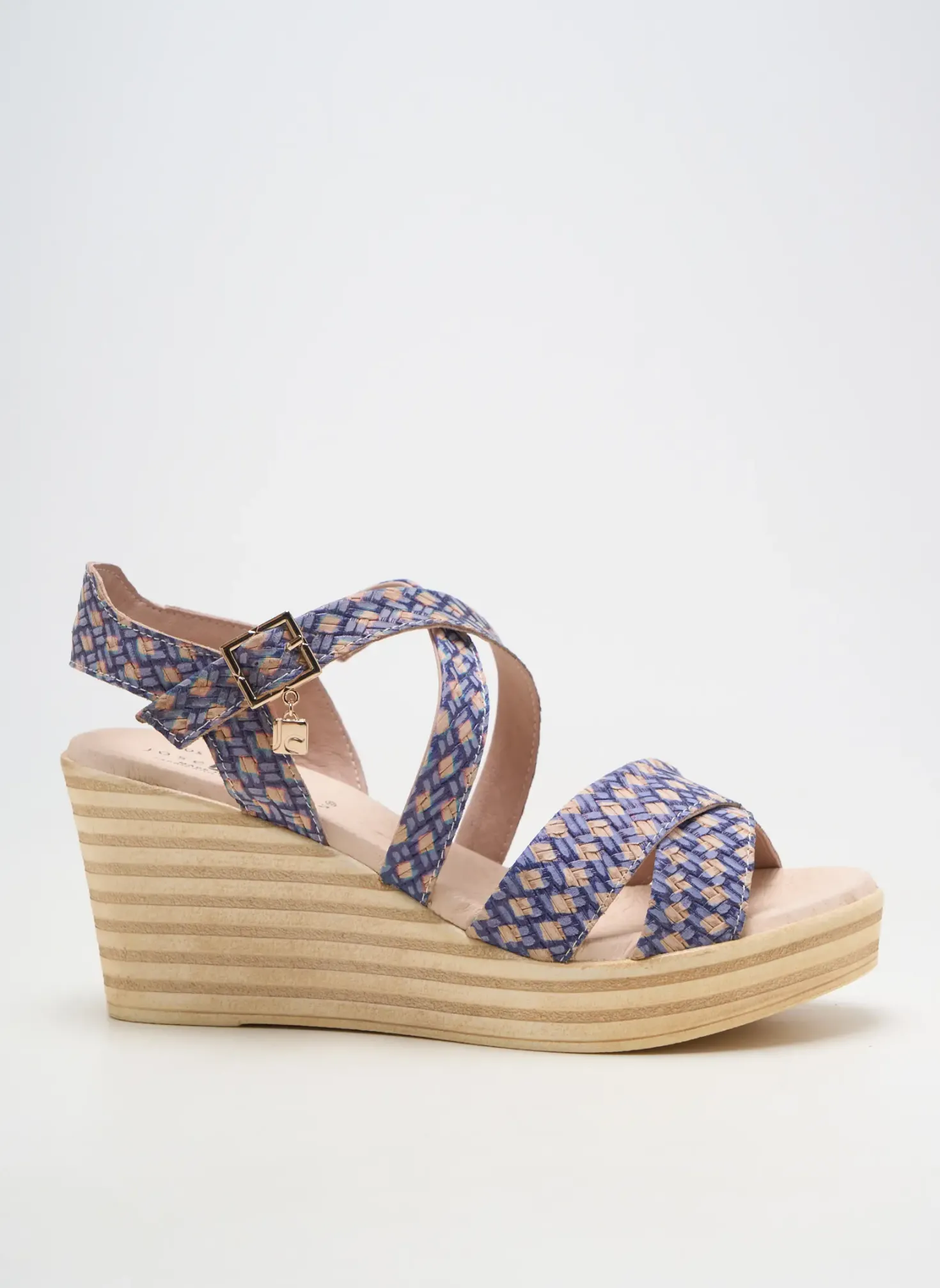 Sandales/nu Pieds Jose Saenz Bleu Talon De 7 À 9cm