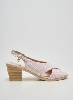 Sandales/nu Pieds Jose Saenz Rose Talon De 7 À 9cm