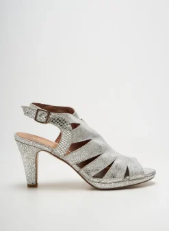 Sandales/nu Pieds Karston Argent Talon De 7 À 9cm