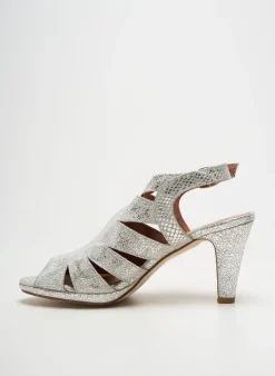 Sandales/nu Pieds Karston Argent Talon De 7 À 9cm