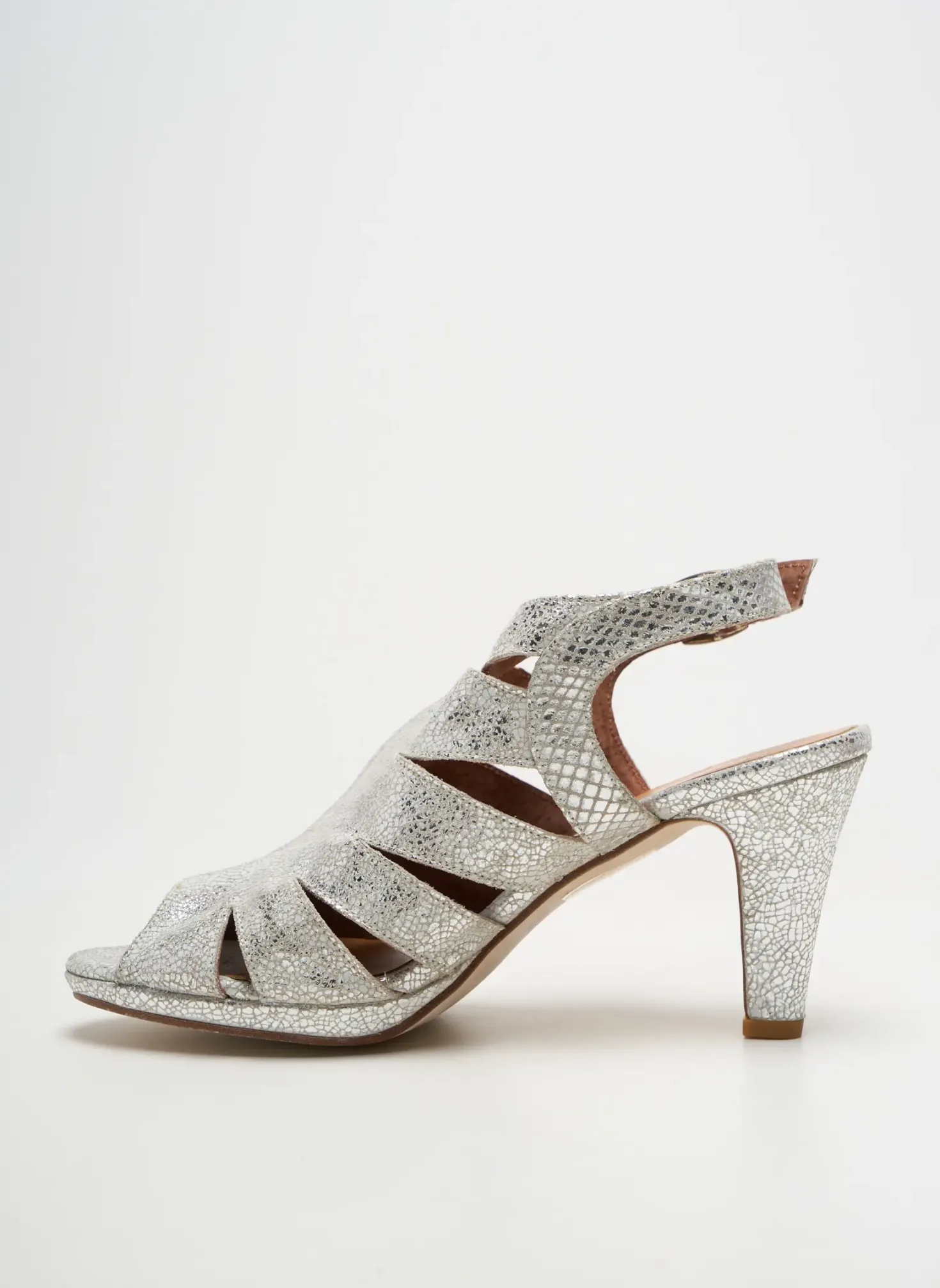 Sandales/nu Pieds Karston Argent Talon De 7 À 9cm